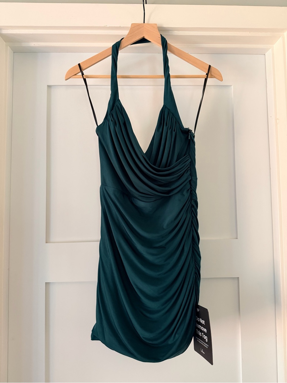 Teal Halter Mini Dress by Lulu’s